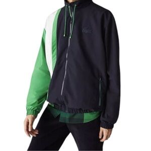 Lacoste Lightweight Colorblock Water Resistant Jacket Mens Size 46 Small